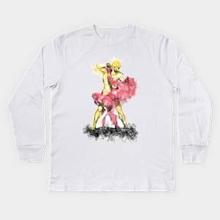 Angel vs Demon Kids Long Sleeve T-Shirt